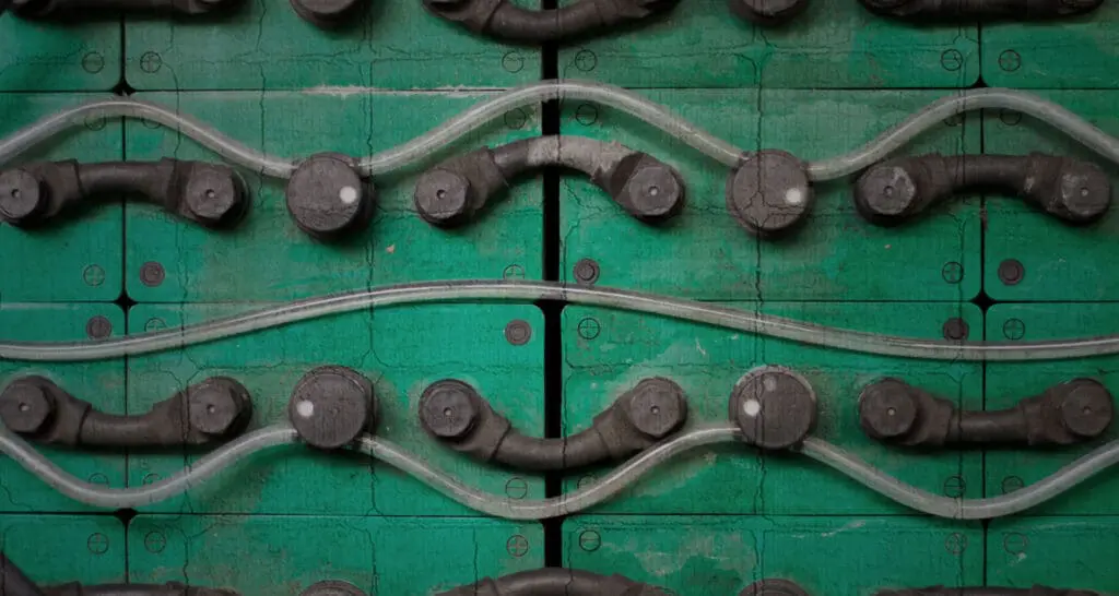 Industrial Battery Top View