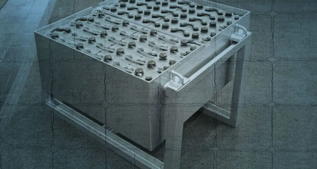 Forklift Battery Tray