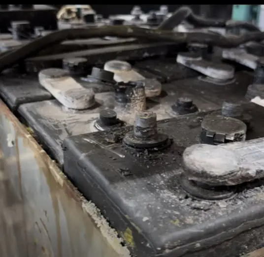old-forklift-battery