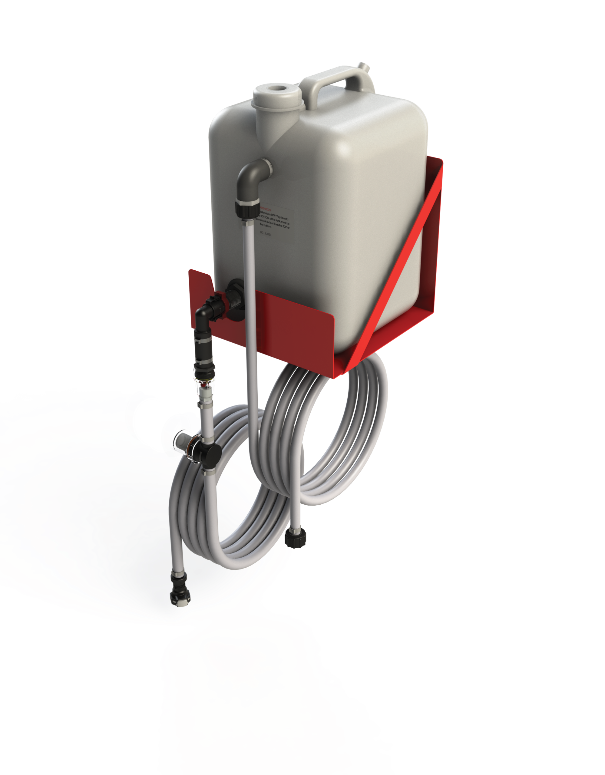 Flow-Rite Gravity Water Tank with Mounting Bracket, No Auto-Refill
