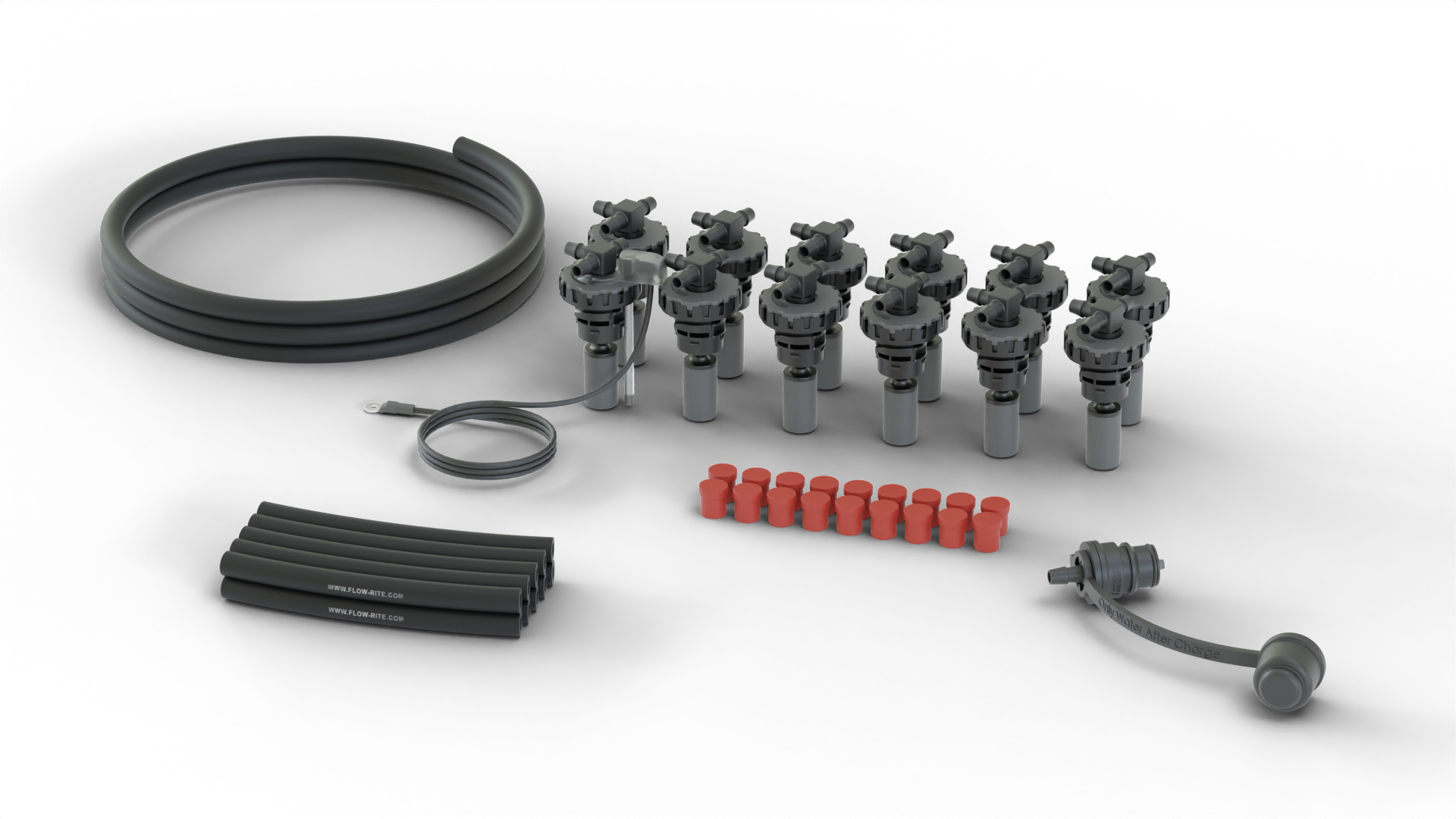 FLOW-RITE IN-VALVE EAGLE EYE ESSENTIAL KIT, BA-QDV-505 MALE COUPLER, MAVERICK, 12 CELLS