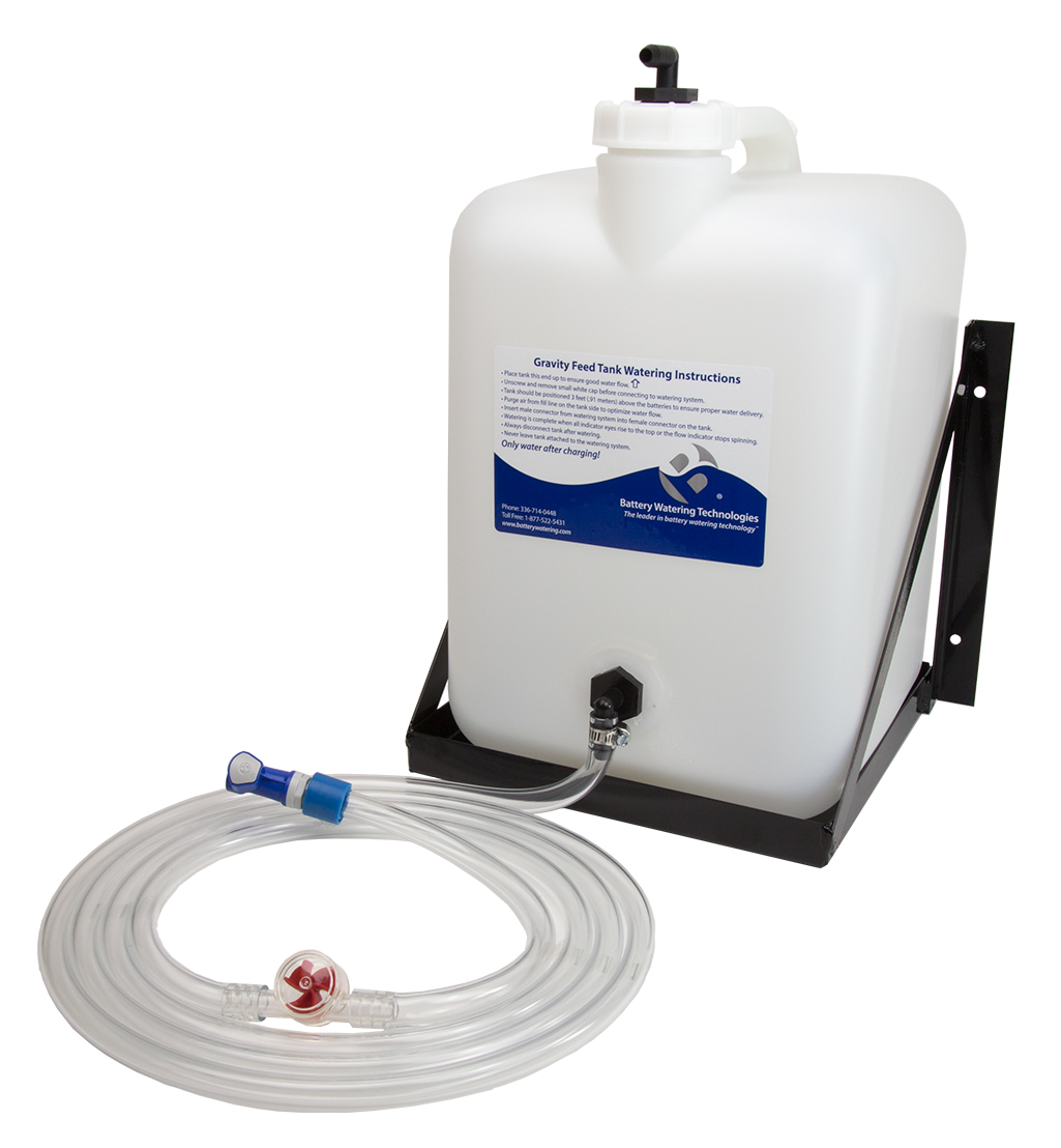 BWT COMBO TANK AND SHELF - 5 GALLON (18.93 LITER) TANK WITH BLUE CONNECTOR