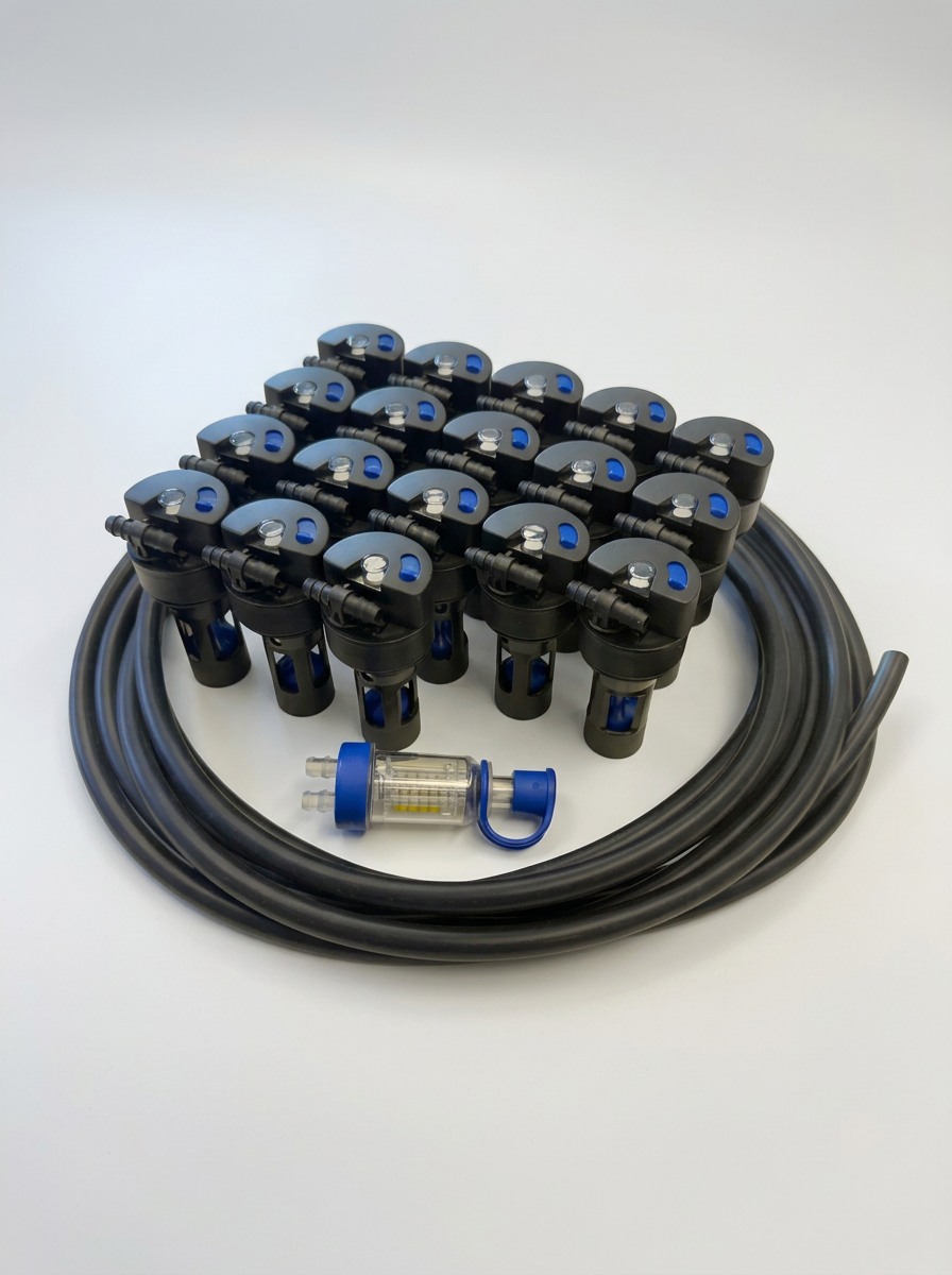 AQUAPRO 18V 1/4 TURN BAYONNET SYSTEM W/ 66MM BLUE FLOAT