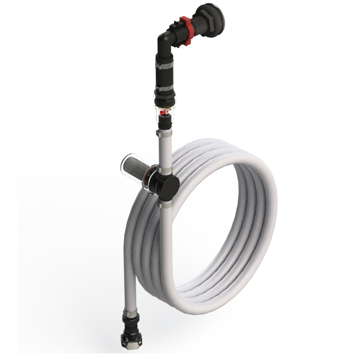 Flow-Rite Replacement Outlet Hose Assembly for Gravity Tanks BA-MA-700, 702 & 703