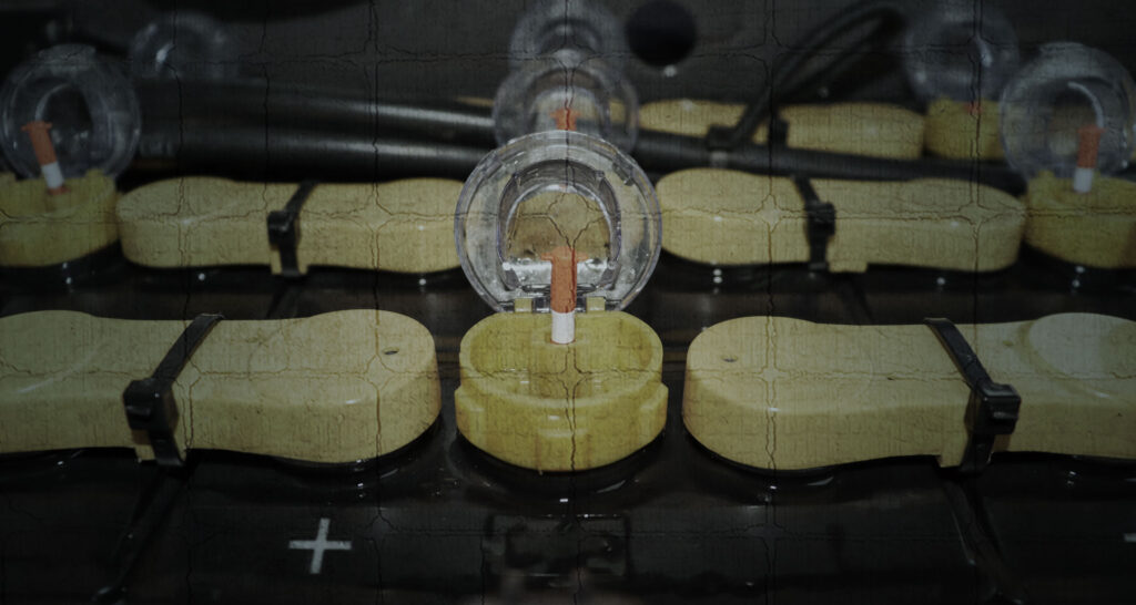 Forklift Battery Top Close up