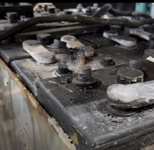 old-forklift-battery
